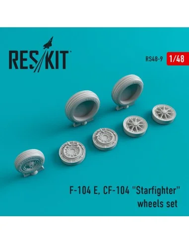 F-104E/CF-104 Starfighter wheels set, 1/48 - ResKit Models RS48-0009