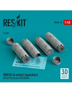 [NO_DESC] B8V20-? rocket launchers (4 pcs) (Mi-8/17/24/28, Ka-29/32...