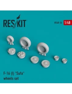 F-16I Sufa (weighted) wheels set, 1/48 - ResKit Models RS48-0026