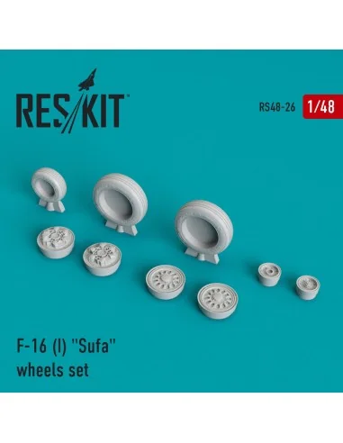 [NO_DESC] F-16I Sufa (weighted) wheels set, 1/48 - ResKit Models RS...