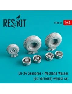 Uh-34 Seahorse/Westland Wessex (all versions) wheels set, 1/48 - Re...