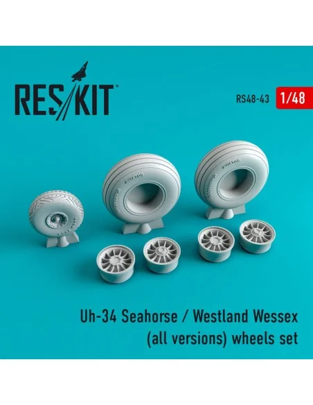 Uh-34 Seahorse/Westland Wessex (all versions) wheels set, 1/48 - Re...
