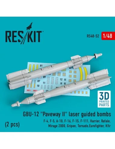GBU-12 Paveway II laser guided bombs (2 pcs) (F-4, F-5, A-10, F-16,...