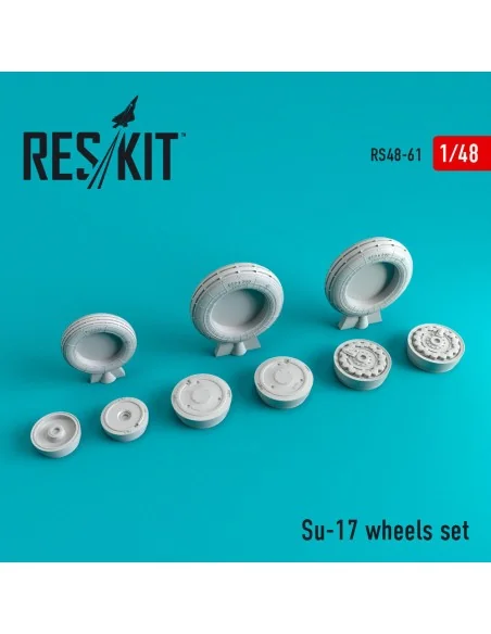 Su-17 wheels set, 1/48 - ResKit Models RS48-0061
