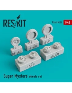 Super Mystère wheels set, 1/48 - ResKit Models RS48-0114