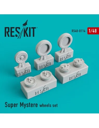 Super Mystère wheels set, 1/48 - ResKit Models RS48-0114