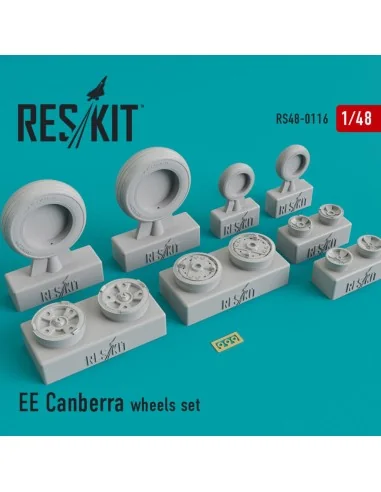 EE Canberra wheels set, 1/48 - ResKit Models RS48-0116
