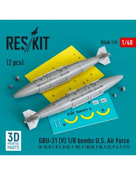 GBU-31 (V) 1/B bombs U.S. Air Force (2 pcs) (A-10, B-1, B-2, B-52, ...