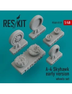 A-4 Skyhawk early version wheels set, 1/48 - ResKit Models RS48-0129
