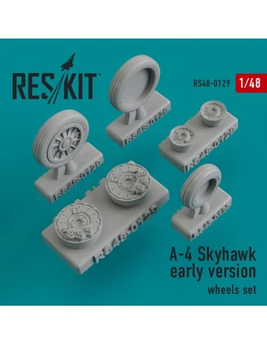 A-4 Skyhawk early version wheels set, 1/48 - ResKit Models RS48-0129