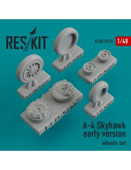 A-4 Skyhawk early version wheels set, 1/48 - ResKit Models RS48-0129