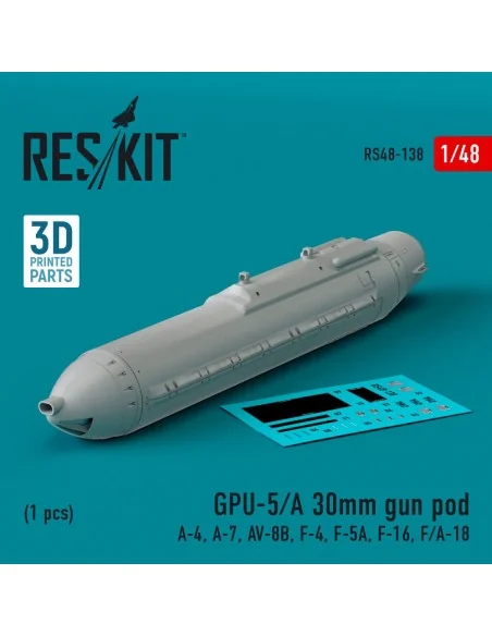 GPU-5/A 30mm gun pod (1 pcs) (A-4, A-7, AV-8B, F-4, F-5A, F-16, F/A...