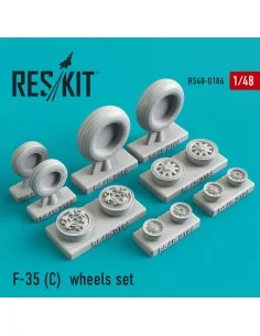 F-35C wheels set, 1/48 - ResKit Models RS48-0186