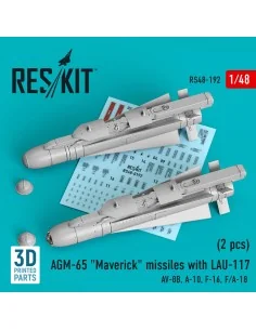AGM-65 Maverick missiles with LAU-117 (2 pcs) (AV-8B, A-10, F-16, F...
