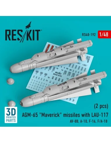 AGM-65 Maverick missiles with LAU-117 (2 pcs) (AV-8B, A-10, F-16, F...