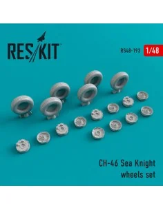 CH-46 Sea Knight wheels set, 1/48 - ResKit Models RS48-0193