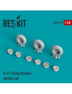 [NO_DESC] H-21 Flying Banana wheels set, 1/48 - ResKit Models RS48-...