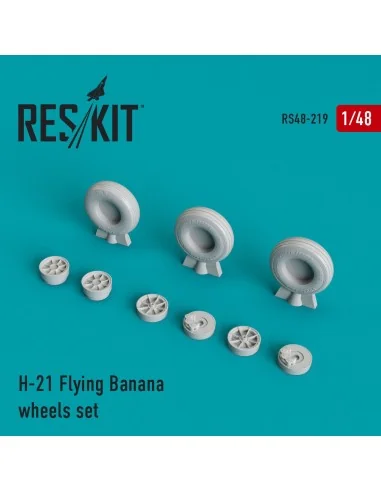 H-21 Flying Banana wheels set, 1/48 - ResKit Models RS48-0219