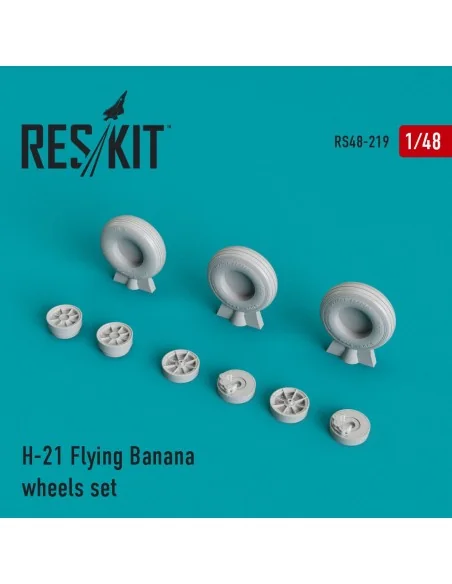 [NO_DESC] H-21 Flying Banana wheels set, 1/48 - ResKit Models RS48-...
