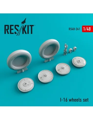 I-16 wheels set, 1/48 - ResKit Models RS48-0241