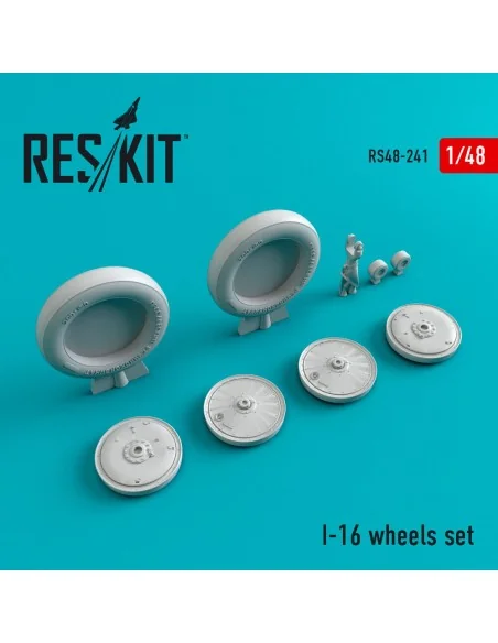 I-16 wheels set, 1/48 - ResKit Models RS48-0241