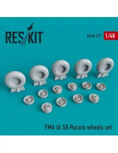 FMA IA 58 Pucará (Pucara) wheels set, 1/48 - ResKit Models RS48-0277