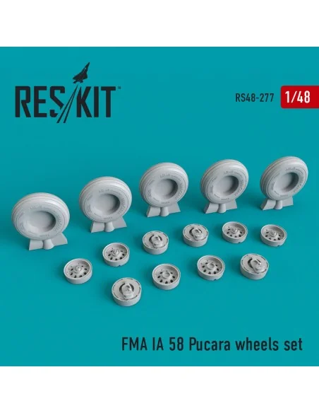 [NO_DESC] FMA IA 58 Pucará (Pucara) wheels set, 1/48 - ResKit Model...