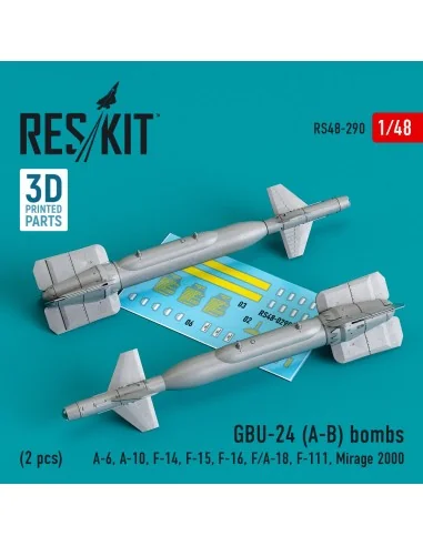 GBU-24 (A-B) bombs (2 pcs) (A-6, A-10, F-14, F-15, F-16, F/A-18, F-...