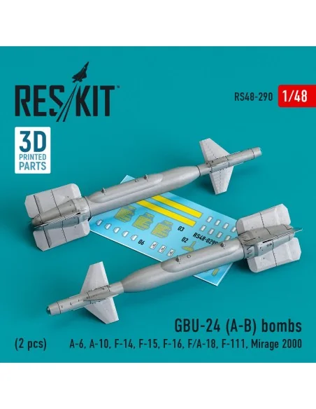 GBU-24 (A-B) bombs (2 pcs) (A-6, A-10, F-14, F-15, F-16, F/A-18, F-...