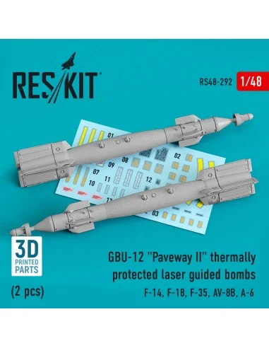 GBU-12 Paveway II thermally protected laser guided bombs (2 pcs) (F...