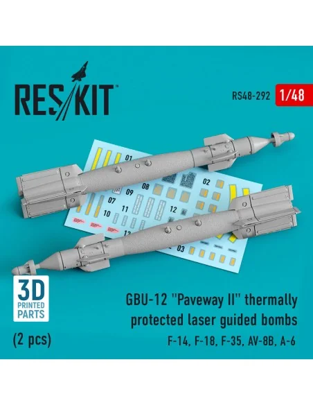 GBU-12 Paveway II thermally protected laser guided bombs (2 pcs) (F...
