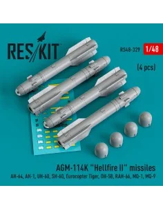 AGM-114K Hellfire II missiles (4 pcs) (AH-64, AH-1, UH-60, SH-60, E...