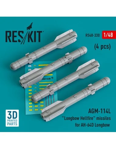 [NO_DESC] AGM-114L Longbow Hellfire missiles (4 pcs)(AH-64D Longbow...