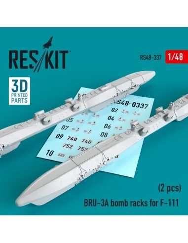 [NO_DESC] BRU-3A bomb racks for F-111 (2 pcs) (3D Printed), 1/48 - ...