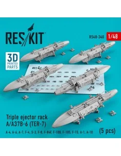 Triple ejector rack A/A37B-6 (TER-7) (5 pcs) (A-4, A-6, A-7, F-4, S...