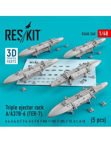Triple ejector rack A/A37B-6 (TER-7) (5 pcs) (A-4, A-6, A-7, F-4, S...