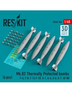 Mk.82 thermally protected bombs (6 pcs) (F-4, F-8, F-14 F-18, A-1, ...