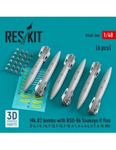 Mk.82 bombs with BSU-86 Snakeye II fins (6 pcs) (F-4, F-5, F-8, F-1...