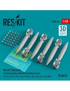 Mk.82 thermally protected bombs with BSU-86 Snakeye II fins (6 pcs)...