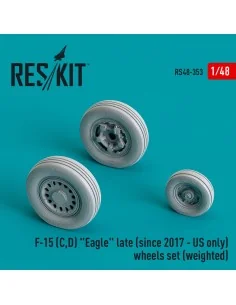 F-15 (C, D) Eagle late (since 2017 - US only) wheels set (weighted)...