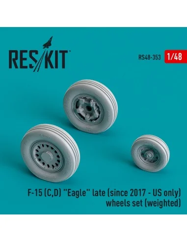 F-15 (C, D) Eagle late (since 2017 - US only) wheels set (weighted)...