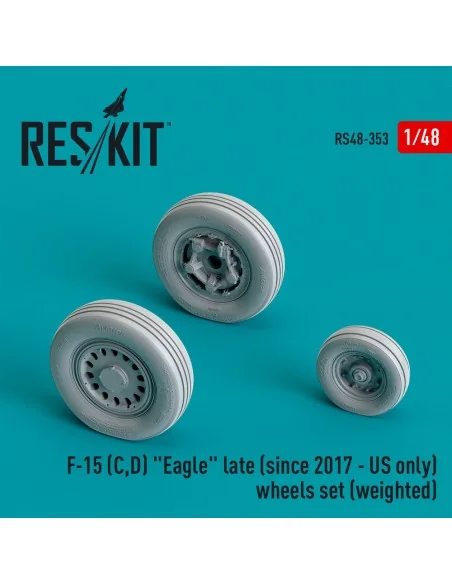 F-15 (C, D) Eagle late (since 2017 - US only) wheels set (weighted)...