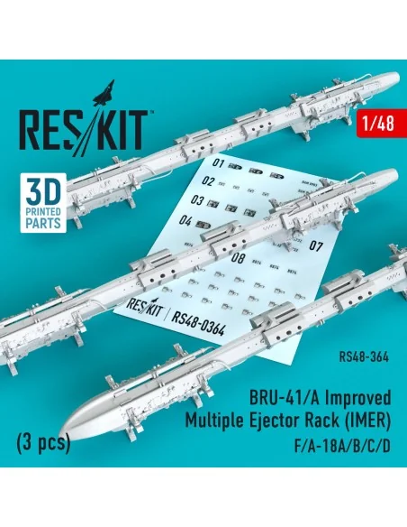 BRU-41/A Improved Multiple Ejector Rack (IMER) (3 pcs) (F/A-18A/B/C...