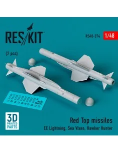 Red Top missiles (2pcs) (EE Lightning, Sea Vixen, Hawker Hunter) (3...