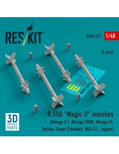 R.550 Magic-2 missiles (4 pcs) (Mirage F.1, Mirage 2000, Mirage III...