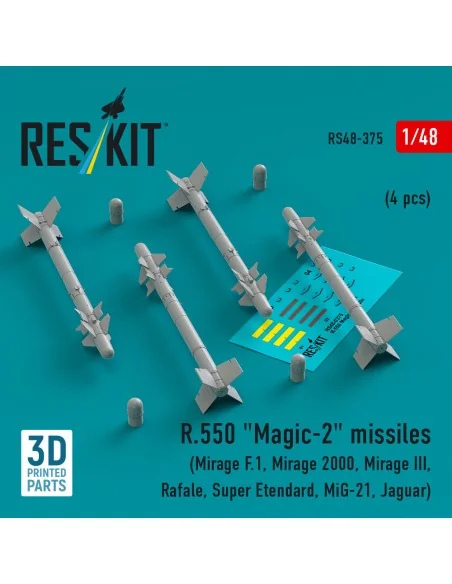 R.550 Magic-2 missiles (4 pcs) (Mirage F.1, Mirage 2000, Mirage III...