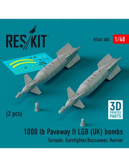 1000 lb Paveway II LGB (UK) bombs (2 pcs) (Tornado, Eurofighter, Bu...