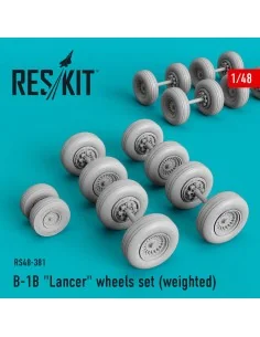 B-1B Lancer wheels set (weighted), 1/48 - ResKit Models RS48-0381