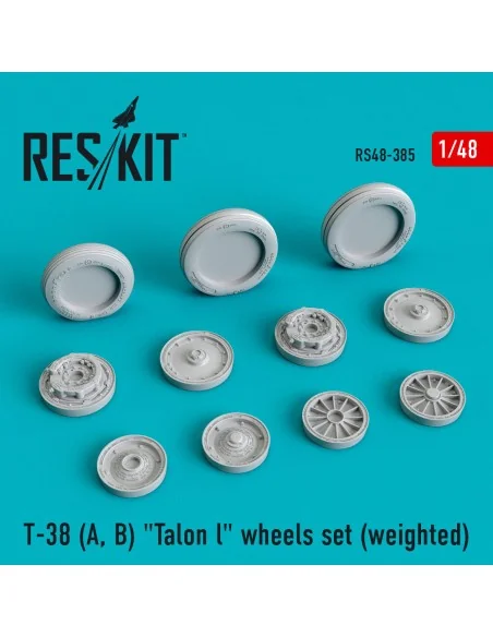 [NO_DESC] T-38 (A, B) Talon l wheels set (weighted), 1/48 - ResKit ...