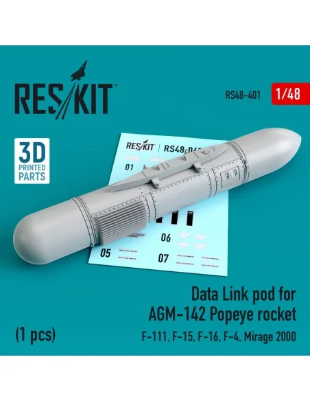 [NO_DESC] Data Link pod for AGM-142 Popeye rocket (F-15, F-16, F-4,...